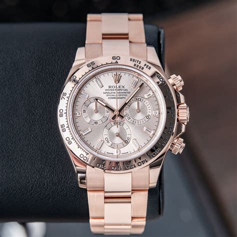 rolex daytona womens rose gold|Pre.